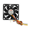 High Speed for DC Brushless Cooling Exhaust Fan 60Mm for DC 12V 0.18A CPU Cooler 60X60X15Mm 3P Connector Sleeve Bearing