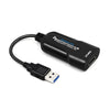 Grwibeou K004 HDMI TO USB 3.0 Video Capture Card 1080p 60 Frame Grabber Record Box Portable Game Streaming Capture Card