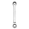 8-19mm Steel Metric Fixed Head Ratchet Spanner Gear Wrench Double End Ring Tool: 1pc