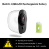 WIFI 1080P IP Camera Infrared Night Vison IP65 Waterproof Home Security Surveillance Camera Built-in Lithium Ion Battery