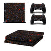 Star Game Decal Cover Skin Sticker for Play Station 4 PS4 Console+2 Controllers