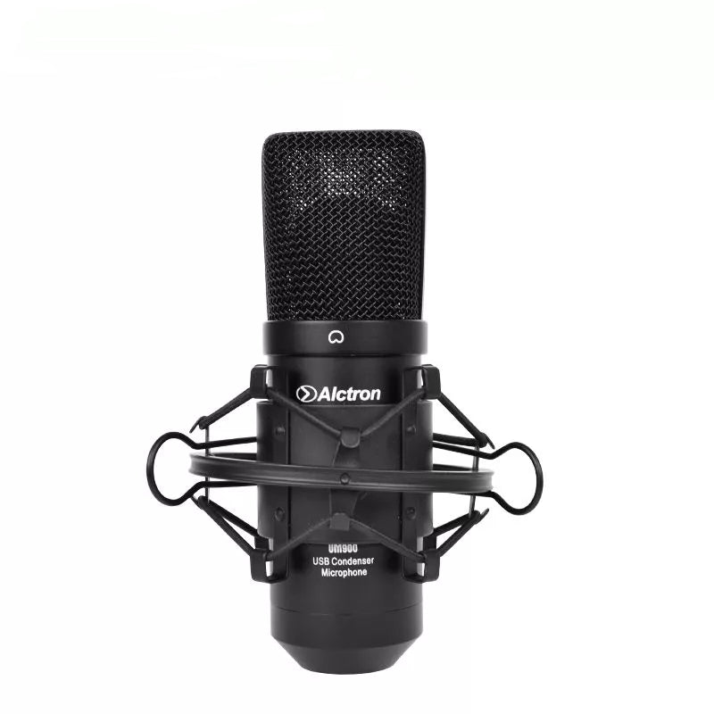 Alctron UM900 Professional Recording Microphone Professional Studio USB Condenser Computer Cardioid Directivity Mic for PC Tablet Notebook Mobile Phone (Black)