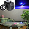 800L/H 210 GPH Submersible Water Pump For Aquarium Fish Tank Pond Fountain With 12 LED Lights