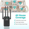 Wifi Range Extender, 300Mbps Signal Booster Repeater Cover up to 2500 Sq. Ft for Smart Home Devices