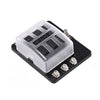 Car Truck Power Distribution Blade Fuse Holder Box Block Panel with LED Light