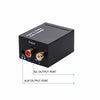 Digital to Analog Converter DAC Digital Optical to Analog L/R RCA Converter Toslink Optical to 3.5Mm Jack Audio Adapter