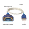 SF Cable 1 Foot USB to Serial DB9 RS232 Cable Adapter