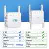 Wifi Extender 1200Mbps Internet Wireless Repeater for Home, Coverage up to AC 1200, Simple Setup, Work with Any Wifi Routers