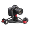 Desktop Camera Rail Car Table Dolly Mini 3 Black Wheel Video Slider Track for DSLR Camcorder
