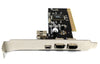 Via Chip 3 + 1 Ports Firewire IEEE1394 Ilink PCI Controller Card W/ Free 6 to 4Pin Firewire Cable