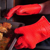 Thicken Silicone Heat Resistant Glove Grilling Gloves Antiskid BBQ Cooking Protective Gloves