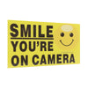 5Pcs Smile You're On Camera Self-adhensive Video Alarm Safety Camera Stickers Sign Decal