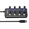 4 USB 3.0 Hub With Individual Power Switch for PC Desktop