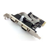 2 Port RS232 PCI for Express Serial Card PCI for Express to Industrial RS232 COM Port Adapter for POS Equipment Security