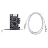 Pcie 3 Ports Firewire Cable Expansion Card PCI for Express 1394B & 1394A TI XIO2