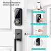 Smart Door Lock, Smart Deadbolt Keyless Entry Home with Keypad, Bluetooth Digital Door Lock Works with APP Control, Support Google Home, Auto Lock for Home,Airbnb