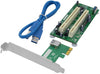 Dual Port 2 Port Serial Card DB9 COM RS232 PCIe X1 Card for Desktop PC with Low Bracket Moschip MCS9922