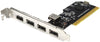 Internal USB 2.0 PCI Card, 5 Port (4 External & 1 Internal) PCI Expansion to USB 2 Adapter Hub Controller, High Speed 480Mbps for Desktop