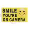 5Pcs Smile You're On Camera Self-adhensive Video Alarm Safety Camera Stickers Sign Decal