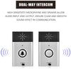 Wireless Doorbell, Intercom Doorbell,Wall Plug-in Cordless Door Chime with 300m Range,Dual-Way Intercom,Ultra-Long Standby,1 Outdoor Bell,1 Indoor Bell,Black