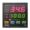 F/C PID Temperature Controller, AGPtEK Dual Display Digital Programmable Temperature Control TA4-SSR Solid State Relay with 2 Alarms