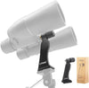 Binocular Tripod Adapter,Standard 1/4" New Binocular Rest Compatible with All Tripods Black
