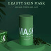 Green Tea Purifying Clay Face Mask, Face Moisturizes Oil Control Blackhead Remover Deep Clean Pore Purifying Clay Stick