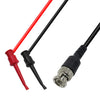 P1260 Oscilloscope Test Leads Probes, BNC M to M, BNC to Alligator Clips,