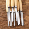 8Pcs Wood Carving Knife Lathe Chisel Turning Tools Woodworking Gouge Skew Parting Spear