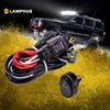 12V 40A off Road LED Light Bar Relay Wiring Harness Kit for Atv/Jeep - AMBER Mini ON/OFF Switch