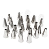 Honana CF-PC50 36 Pcs Stainless Steel Cream Icing Piping Nozzles Cake Decor Pastry Tips Baking Tools