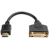 ® P132-08N Hdmi to Dvi Adapter Cable, 8"
