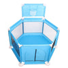 2 in 1 6-Sided Baby Playpen with ball frame Toddler Children Play Yardsfor Children Under 36 Months Tent Basketball Court Gifts