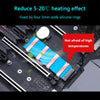 M.2 SSD Heatsink Cooler Thermal Pads for NGFF PCIE NVME Radiator (Blue)