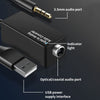 D15 Audio Converter DAC Decoder Adapter USB Analog Digital to Coax 3.5Mm Jack Fiber Optic Converter for DVD HDTV