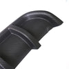 Universal Matte Carbon Fiber Board Car Rear Shark Fin Style Curved Protector Bumper Lip Diffuser
