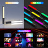RGB LED Video Light Wand, Handheld LED Photography Light Stick with Remote Control, Dimmable 2500K-6500K CRI97+ Full-Color LED Light with 2500Mah Built-In Battery, 12 Light Scenes