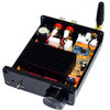 YJHiFi TDA7498 2.0 CSR8675 Bluetooth 5.0 Mini Digital Power Amplifier 2x100W Class D Amp (Black)