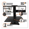 Victor DC350 High Rise™ Collection Dual Monitor Sit-Stand Desk Converter 28 X 23 X 15.5 Blk