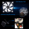 120Mm Purple 15-Leds Cooling Fan for Computer PC Cases, CPU Coolers and Radiators