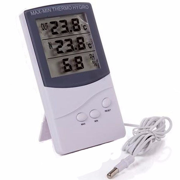 TA-328 High Quality Digital LCD Indoor Outdoor Thermometer Hygrometer Temperature Humidity Meter