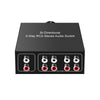 Professional Audio Switch Splitter RCA Stereo Switcher Selector Switch Box