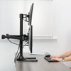 Steel Quad Monitor Mount Adjustable 3 + 1 Stand | 4 Screens up to 32"