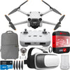 Mini 3 Pro Camera Drone Quadcopter with RC-N1 Remote Controller CP.MA.00000488.02 with 4K Video, 48MP Photo, Extended Protection Bundle with Deco Gear Backpack + FPV VR Viewer Pilot Headset