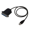New Parallel Port DB36 Printer USB Express Card Converter Adapter Black