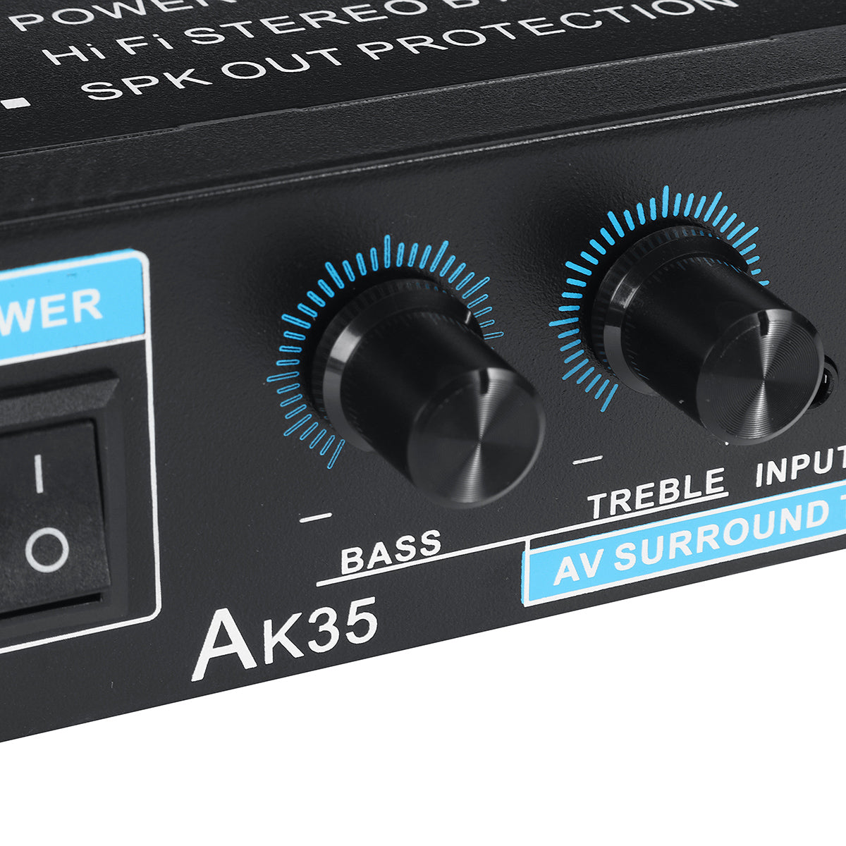 AK35 110V-240V bluetooth 5.0 Stereo Power Amplifier USB Wireless Music Speakers