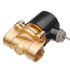 Brass DC 24V 1/2inch Electric Water Air Fuels Gas Solenoid Valve