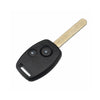 2 Buttons Remote Key Fob Case Shell With ID-46 Chip For Honda Accord Fit Civic