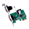 Pcie Serial Expansion Card 2 Port RS232 Com Serial Port PCI Express Converter Adapter for Windows Linux as the Picture