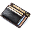 Men RFID Genuine Leather Vintage Cowhide Wallet Card Holder